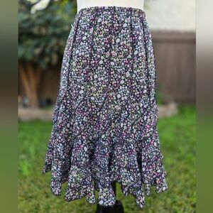 Dimri Flared Boho Floral Skirt Size PM